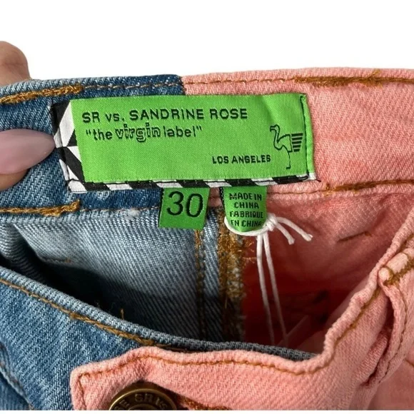 Sandrine Rose Free People Wide Leg Jeans Petal- NWT - Picture 15 of 15